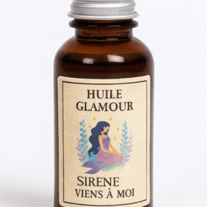 Huile Glamour Sirène – Viens à Moi – Séduction, Charme & Magnétisme 30 ml