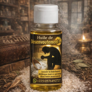 Huile de Désenvoûtement au Sel 30 ml — Rituel de Purification & Déblocage