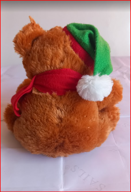 Peluche ours de Noël